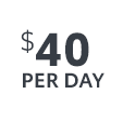 Assistance 40 dollars day